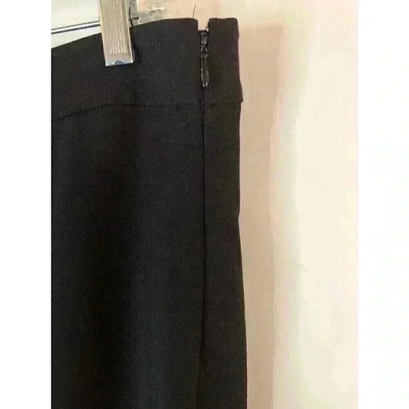 Alfred Dunner Size XL Black Ponte Knit Dress Pants Silver Studs Pockets NWT - Picture 6 of 6